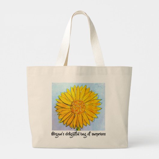 Wunderbare Überraschungskiste Jumbo Stoffbeutel (Rückseite)