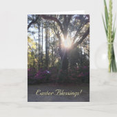 Wunderbare und einfache Osterkarte Karte (Vorderseite)