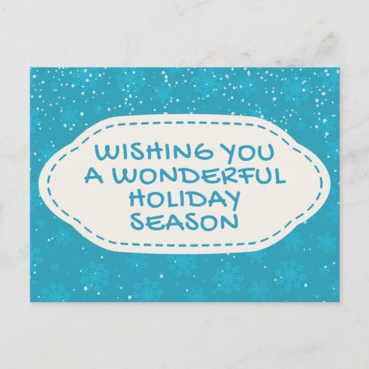 Wunderbare Urlaubssaison Postkarte (Vorderseite)