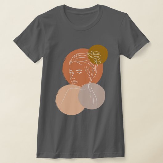 Wunderbare Watercolor-Design-Frau T-Shirt (Ablage )