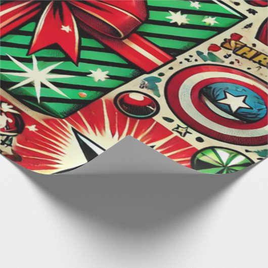 wunderbare Weihnachten Geschenkpapier (Ecke)