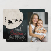 Wunderbare Weihnachtsfotokarte Feiertagskarte (Vorne/Hinten)