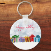 Wunderbare Weihnachtsgeschenke aus Regenbogen Schlüsselanhänger (Vorderseite)