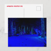 Wunderbare Weihnachtszeit Postkarte (Vorne/Hinten)
