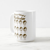 Wunderbare Welt der Schnurrbart-Tasse Kaffeetasse (Vorderseite Links)