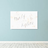 Wunderbare Welt I Leinwanddruck (Insitu (Holzboden))