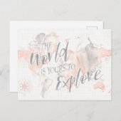 Wunderbare Welt I Postkarte (Vorne/Hinten)