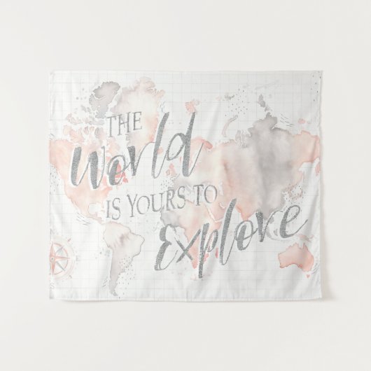 Wunderbare Welt I Wandteppich (Vorderseite (Horizontal))