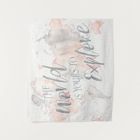 Wunderbare Welt I Wandteppich (Vorderseite)