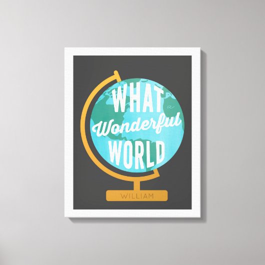 Wunderbare Welt Leinwanddruck (Vorderseite)