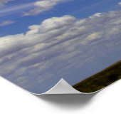 Wunderbare Welt - Wolken aus Weiß Poster (Ecke)