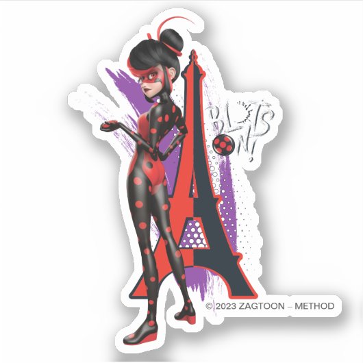 Wunderbare Wiederholung Shadybug blendet auf! Aufkleber (Vorderseite)