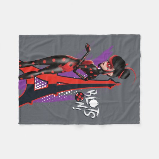 Wunderbare Wiederholung Shadybug blendet auf! Fleecedecke (Vorderseite (Horizontal))