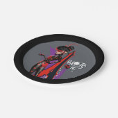 Wunderbare Wiederholung Shadybug blendet auf! Pappteller (Schrägansicht)