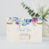 Wunderbare Wildblumen Danke, Cards Dankeskarte (Stehend Vorderseite)