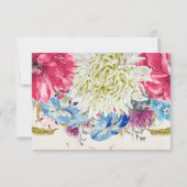 Wunderbare Wildblumen Danke, Cards Dankeskarte (Rückseite)