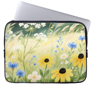Wunderbare Wildblumenwiese Laptopschutzhülle