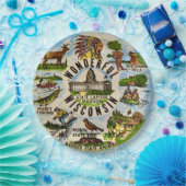 Wunderbare Wisconsin-Partyplatten Pappteller (Party)