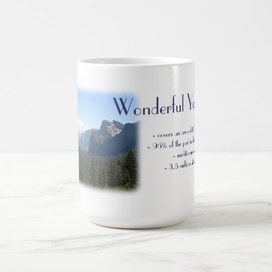 Wunderbare Yosemite-Tasse! Kaffeetasse (Mittel)