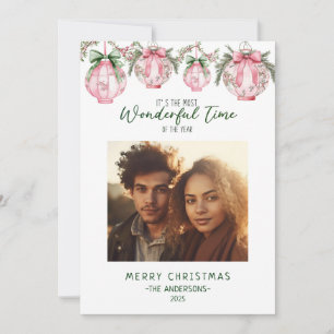 Wunderbare Zeit des Jahres Laterne Weihnachten