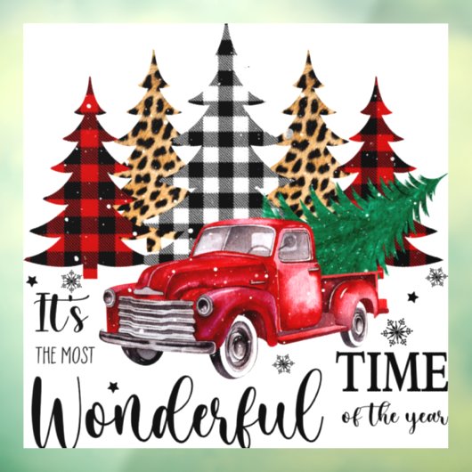 Wunderbare Zeit Fensteraufkleber (Blatt 3)