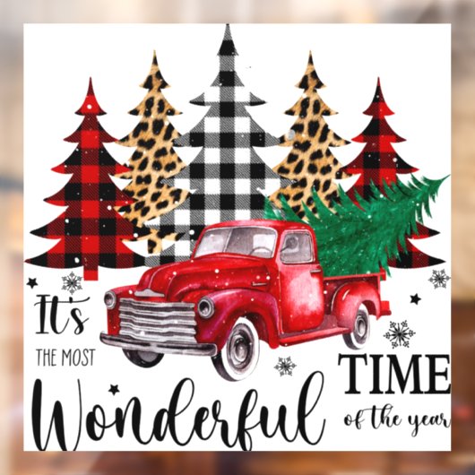 Wunderbare Zeit Fensteraufkleber (Blatt 2)