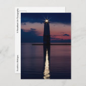 Wunderbarer Abend am Frankfort-Licht Postkarte (Vorne/Hinten)