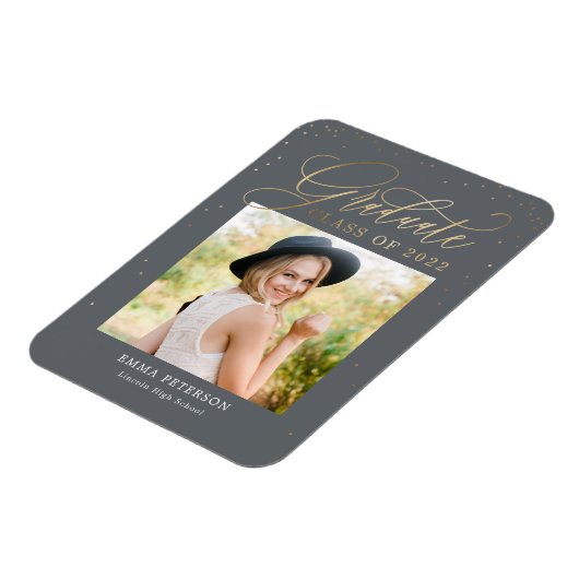 Wunderbarer Abschluss-Ankündigungsmagnet Magnet (Linke Seite)