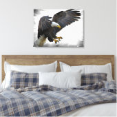 Wunderbarer Adler Leinwanddruck (Insitu (Schlafzimmer))