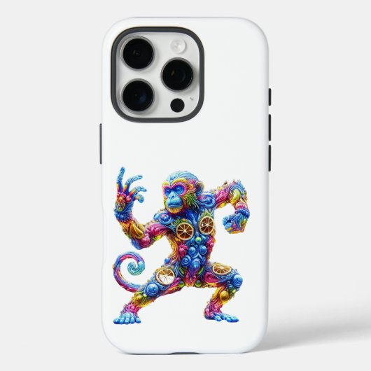 Wunderbarer Affe im Monkey-Stil Case-Mate iPhone Hülle (Rückseite)