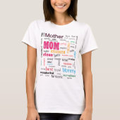 Wunderbarer bester Word Cloud-T - Shirt (Vorderseite)