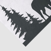 Wunderbarer Buck unter den Kiefern Seidenpapier (Ausschnitt)