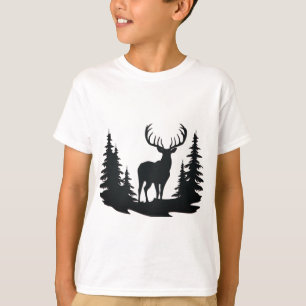 Wunderbarer Buck unter den Kiefern T-Shirt