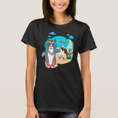Wunderbarer Bulldoghund, schlampig, Katze T-Shirt (Vorderseite)