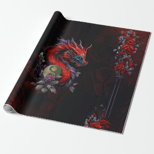 Wunderbarer chinesischer Drache Geschenkpapier