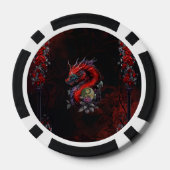 Wunderbarer chinesischer Drache Pokerchips (Rückseite)