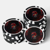 Wunderbarer chinesischer Drache Pokerchips (Stapel)
