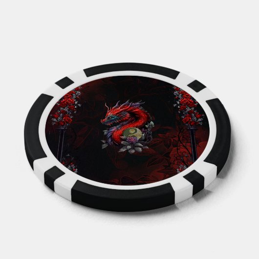 Wunderbarer chinesischer Drache Pokerchips (Einzeln)