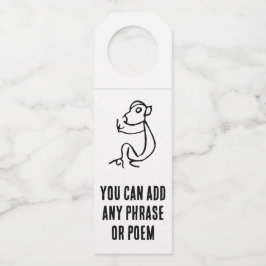 Wunderbarer chinesischer Zodiac-Affe#001- Flaschenanhänger