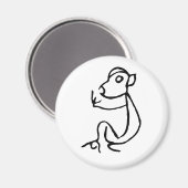 Wunderbarer chinesischer Zodiac-Affe#001- Magnet (Vorderseite/Rückseite)