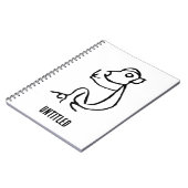 Wunderbarer chinesischer Zodiac-Affe#001- Notizblock (Linke Seite)