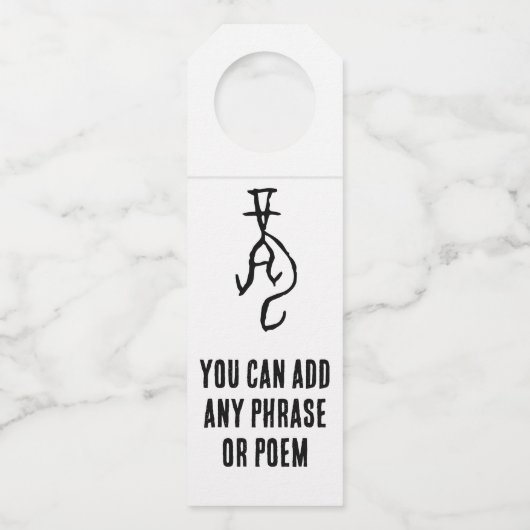 Wunderbarer chinesischer Zodiac-Dragon#001- Flaschenanhänger (Vorderseite)