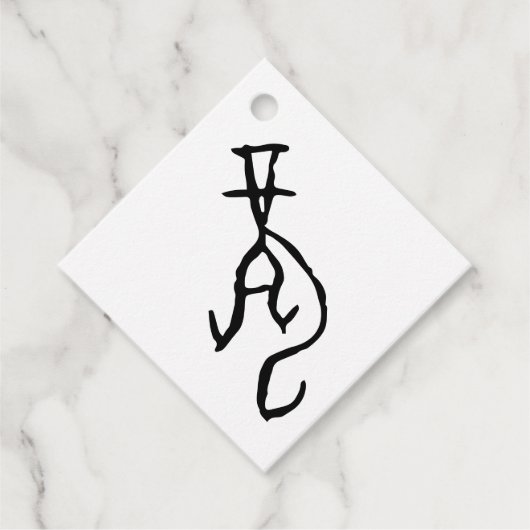 Wunderbarer chinesischer Zodiac-Dragon#001- Geschenkanhänger (Vorderseite)