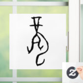 Wunderbarer chinesischer Zodiakdrache-#001- Fensteraufkleber (Zuhause)