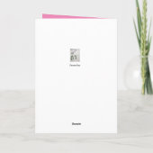 Wunderbarer Cousin Birthday Hummingbird Card Karte (Rückseite)