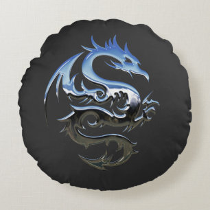 Wunderbarer Drache 3D. Pete Linforth-Pixabay Rundes Kissen