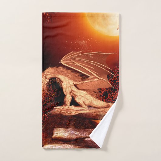 Wunderbarer Drache Badhandtuch Set (Handtuch)