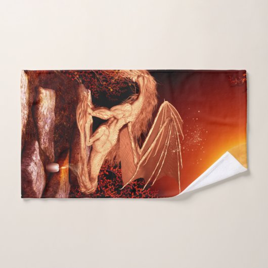 Wunderbarer Drache Badhandtuch Set (Handtuch)