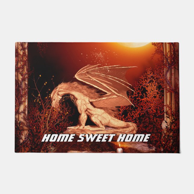 Wunderbarer Drache Fußmatte (Vorderseite)