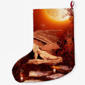 Wunderbarer Drache Großer Weihnachtsstrumpf (Rückseite)